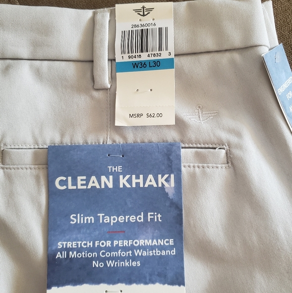 NEW Dockers Slim Fit Performance Khaki Pants - Picture 3 of 8